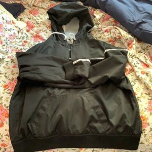 Quarter zip windbreaker